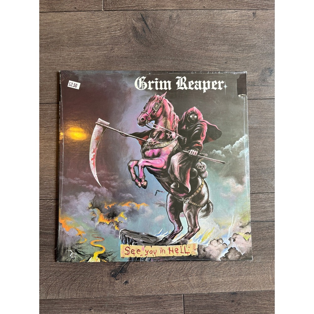 Grim Reaper See You In Hell Vinyl LP 1984 RCA NFL1-8038 Heavy Metal SEALED